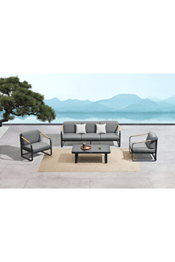 Higold Aller 4-Piece Elegant and Modern Design 5-Seater Outdoor Seating Set