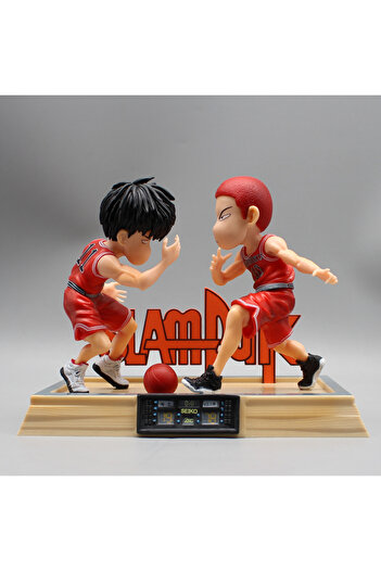BANDAI 15.5cm Clap 15.5cm Slam Dunk Anime Figure Sakuragi Hanamichi Rukawa Kaede Clap Collection Desktop De