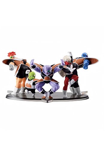 BANDAI Ginyu Force Anime Dragon Ball Z Ginyu Force Figure DBZ Jeice Guldo Recoom Burter Action Figure Colle