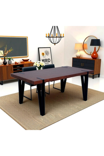 micasa Elegant and Modern Design MDF Rectangular Dining Table