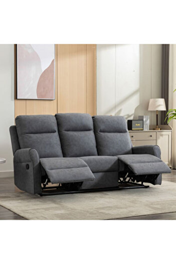 micasa 3-Seater Elegant and Modern Design Recliner Sofa