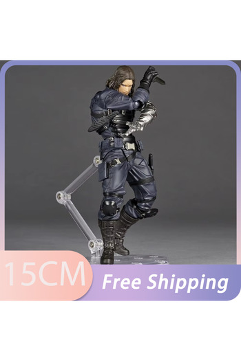 Choice1 WITH BOX A Kaiyodo Winter Soldier Revoltech AMAZING YAMAGUCHI Bucky Barnes Captain America Anime Act
