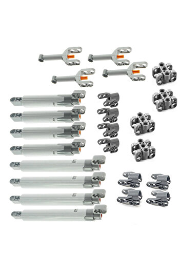 Choice 24Pcs Per Set 24PCS Teachnical Linear Actuator Long 15L Push Rod Putter Head for Building Blocks Bri