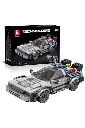 Choice Car 405PCS Classic DMC Car Building Blocks Future Sports Car Model Bricks Desktop Ornaments Kids Ed