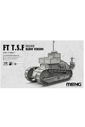 Choice MENG SS-021 1/35 French FT T.S.F. Radio Version(With Contain Parts) Military Assembly Model