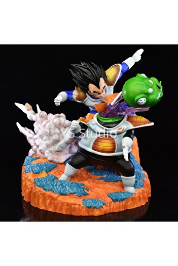 BANDAI Vegeta vs Guldo 21cm/8.26in Anime Dragon Ball Z Figure Vegeta vs Guldo Action Figure Ginyu Force Sta