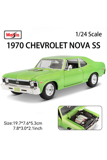 Maisto 1970 NOVA SS 1:24 1970 Chevrolet NOVA SS alloy car model die-casting static precision model c