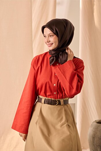 Silk Home Plain Shiny Scarf 75006-55