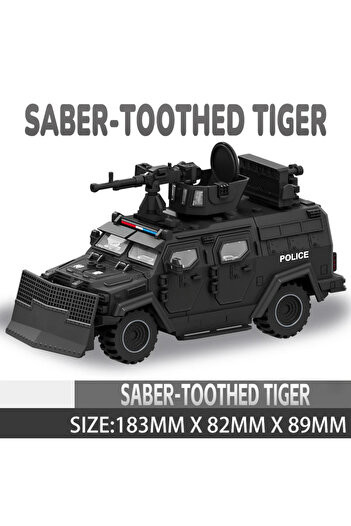 Choice NO BOX 150PCS Special police explosive brontosaurus armored vehicle military police assembly model b