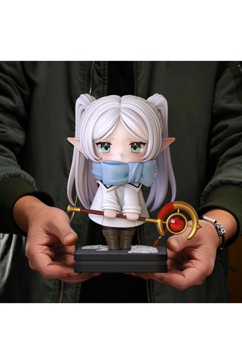 BANDAI Funeral Lillian Winter Clothes Lillian Handmade -18cm anime Beautiful Girl Animation Model Handma...