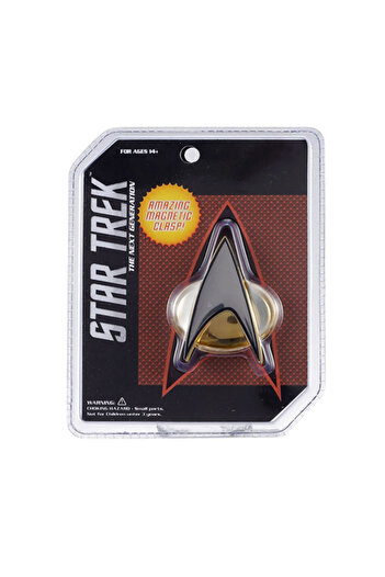 Funko about 5cm Star Trek Badge Star Trek The Next Generation Amazing Magnetic Clasp Cosplay Badge of Meta