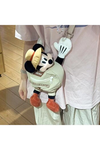 Choice Mickey Kawaii Disney Mickey Doll Shoulder Bag Cartoon Fashion Personality Creative Outing Travel Cro