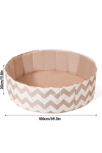 Choice foldlibrownbl 1pc Portable Ball Pit Pool with Oxford Cloth Ball Pool Round Indoor Outdoor Play For C