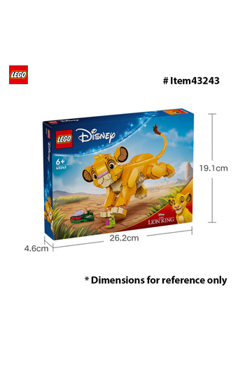 Choice 43243 LEGO 43243 Simba the Lion King as Cub, Buildable Toy for Kids , Fun Role Play Gift for Girls