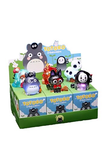 Miniso 6pcs a set Hot Japanese Anime Surrounding Miyazaki Hayao'S Elves Blind Box Cartoon Creative Trendy P