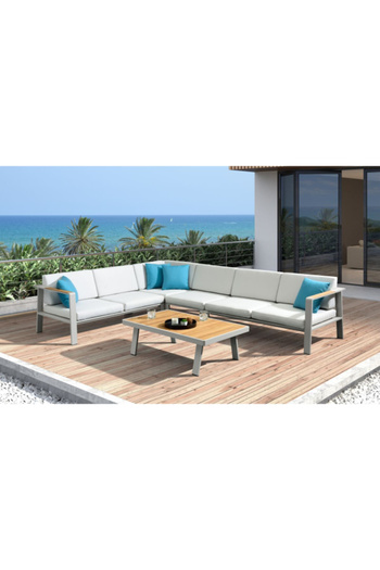 Higold Nofi L-Shape Corner Sectional Outdoor Seating Set