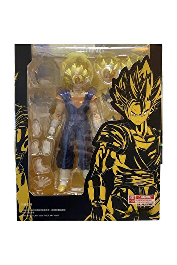 BANDAI no box A Dragon Ball Z SHF Vegetto Action Figure Super Saiyan SSJ Card Vegetto Goku Vegeta Anime Mod