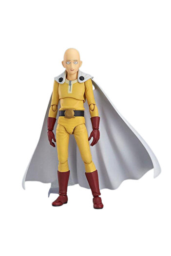 BANDAI no box 1 Anime Saitama One Punch Man Figma 310 PVC Action Figure Collectible Model Toys About 14 CM