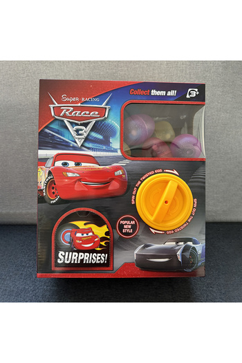 Disney A 10pcs Set Pixar Cars Gashapon Series Pullback Car Lightning Mcqueen Matt Jackson Storm Die.