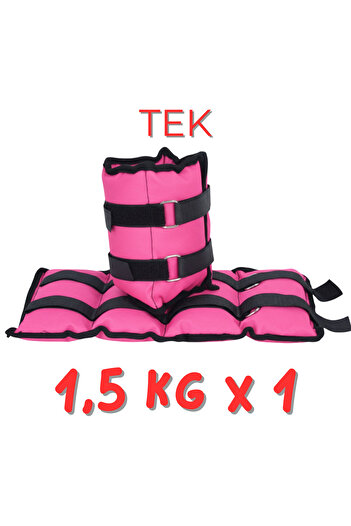 Om 1.5kg 1Piece Pink Hand and Foot Wrist Weight Physical Therapy Rehabilitation Exercise Sand Weight