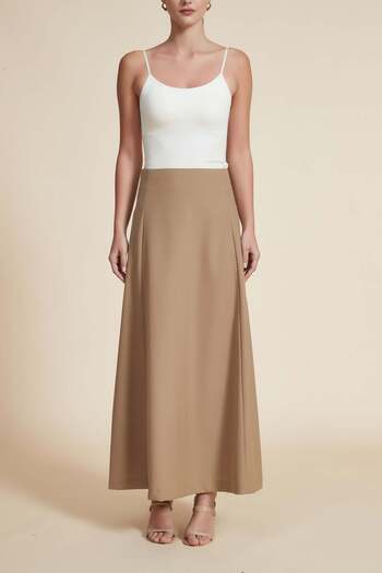 Yola Solid Maxi Skirt
