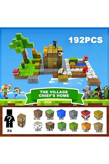 Choice 192PCS 192pcs Blocks Anime Children Puzzle Assembled Toy Doll Mini Magnetic Cube Model Kids Constru