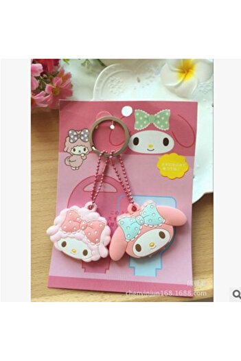 Miniso small-2 New Sanrio Kawaii HelloKitty Silicone Key Dustproof Protective Cover Cartoon My Melody Keych