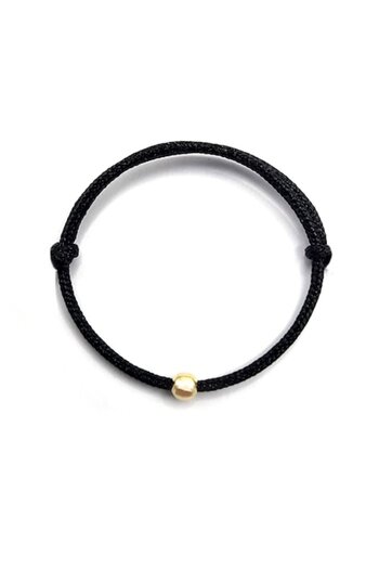 Lexy's Boutique Handmade Adjustable Ring, 14k Gold, 2mm Bead,