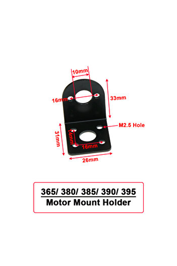 Choice For 380 390 Motor Motor Bracket Mount Metal Holder Supporter Fixed Frame Parts For 380/550/785 Motor