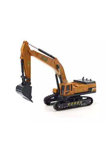 Brother Toys Büyük Boy Vinç + Büyük Boy Kepçe Ekskavatör Oyuncak Kırılmaz İş İnşaat Makinesi 30 Cm.