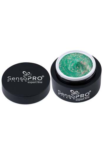 SensoPRO Milano Expert Line Nail Builder Gel - Crystal Turquoise 30ml