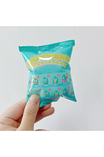 Miniso 1PCS Sanrio Hangyodon Ugly Fish Hanton Supermarket Members Day Series of Fun Bean HOt Blind Bag Room
