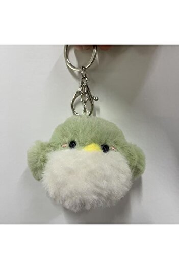 Choice GOT7 Keychain Kpop GOT7 Plush Keychain 9CM Cartoon Cute Green Bird Plush Doll Pendant Key Ring JinYo