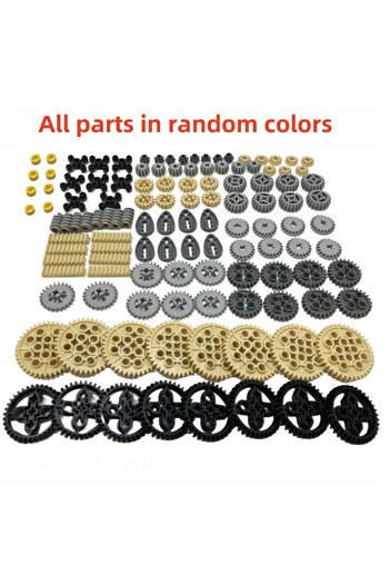 Choice 120PCS Gear Set 120PCS MOC Technology Building Block Gear Rack Mechanical Bricks Parts Car Robat Acc