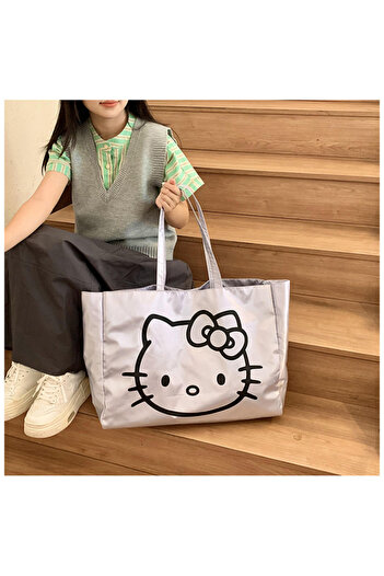 Choice kt MINISO Hello Kitty bolso de hombro con estampado de dibujos animados, bolso de mano informal de g