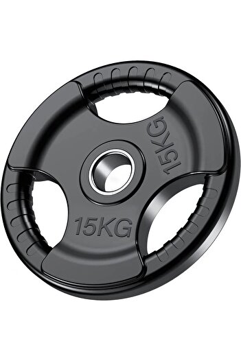Generic 2 Inch Olympic Rubber Barbell Disc for Strength Training and Professional Weightlifting 15kg