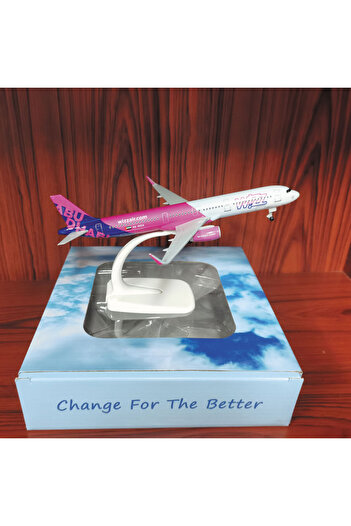 Choice A321 20cm 321 wizz Airplane Model WIZZ AIR A321 Aircraft miniature plane alloy Metal Airplane Scale