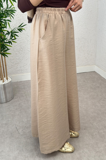 Salih Çelebi Pipe Leg Trousers 0012 - Stone Color
