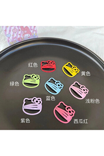 Miniso Color random 10pcs 10Pcs Sanrio Hello Kitty Bobby Pin Anime Back of The Head Side Hair Accessory Cut
