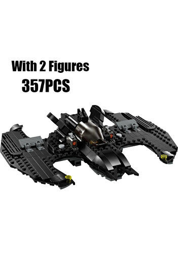 Choice No Box 76265 438PCS Or 357PCS Super Hero 1989 Batmobile and Batwing Building Blocks Construction Bri