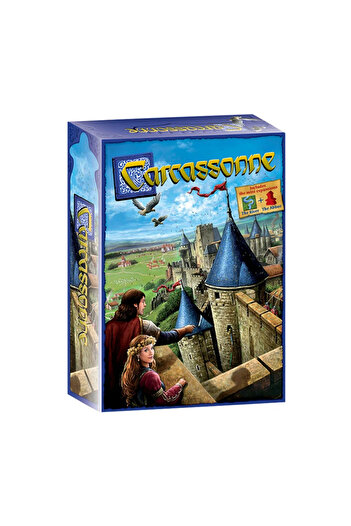 JIMITU Light Grey Carcassonne Board Game Family Party Tile Placement Strategy Game for 2 5 Players Best Gif