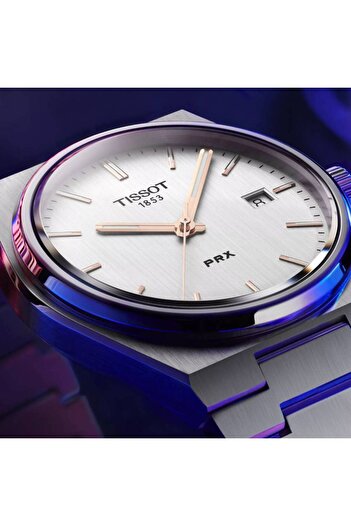 TISSOT PRX 40mm Quartz White Dial Stainless Steel Men's Watch T137.410.11.031.00