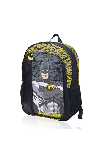 BANDAI Backpack New Batman Children'S Backpack, Elementary School Cartoon Backpack, Dc Anime Peripheral Con