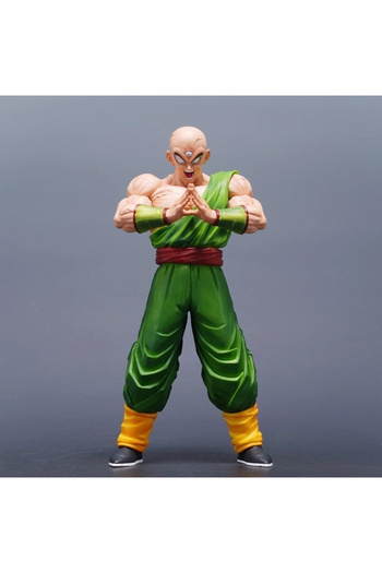 BANDAI Tien Shinhan 30cm/11.81in Anime Dragon Ball Figure Tien Shinhan Action Figures Pvc Statue Desktop Or