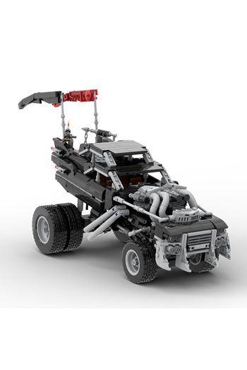Choice PDF instruction C4333 1193Pcs BuildMoc Madded Max The Gigahorse Car Building Blocks Set High Tech Of