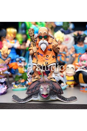 BANDAI Master Roshi 26cm/10.23in Anime Dragon Ball Z Master Roshi Figure Master Roshi Action Figure Collect