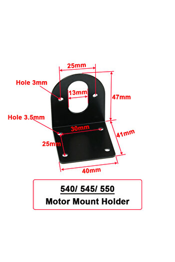 Choice For 550 545 Motor Motor Bracket Mount Metal Holder Supporter Fixed Frame Parts For 380/550/785 Moto