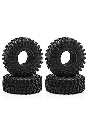 Choice 4 pcs 4PCS 120mm 1.9" RC Crawler Tires for Axial SCX10/TRX4/D90 | Soft Rubber Tyre Wheels | Off-Road