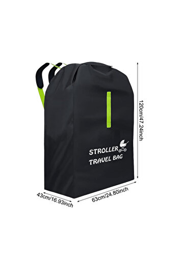 Choice black Baby Stroller Travel Bag With Shoulder Belt Pram Universal Dust Bag Organizer Kindergarten Car