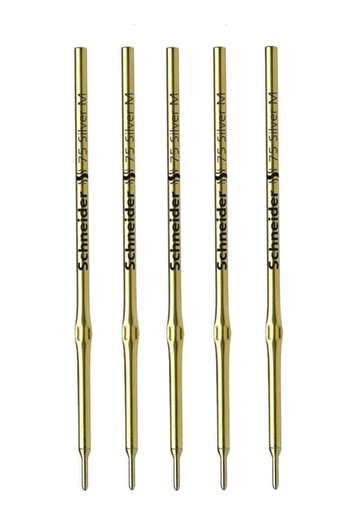 hapshoe Schneider 5 Pieces Silver Color Leather Drawing Pencil